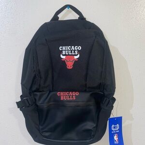 NBA Chicago Bulls Black Backpack
